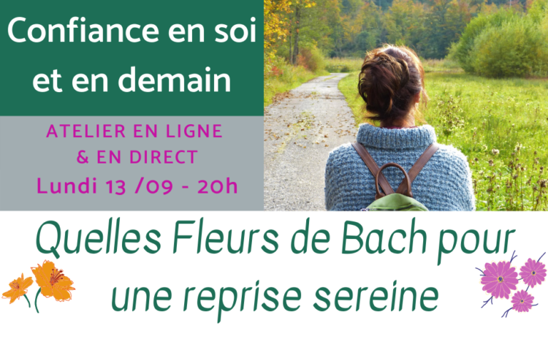 Confiance en soi et en demain pour une rentrée et une reprise sereine