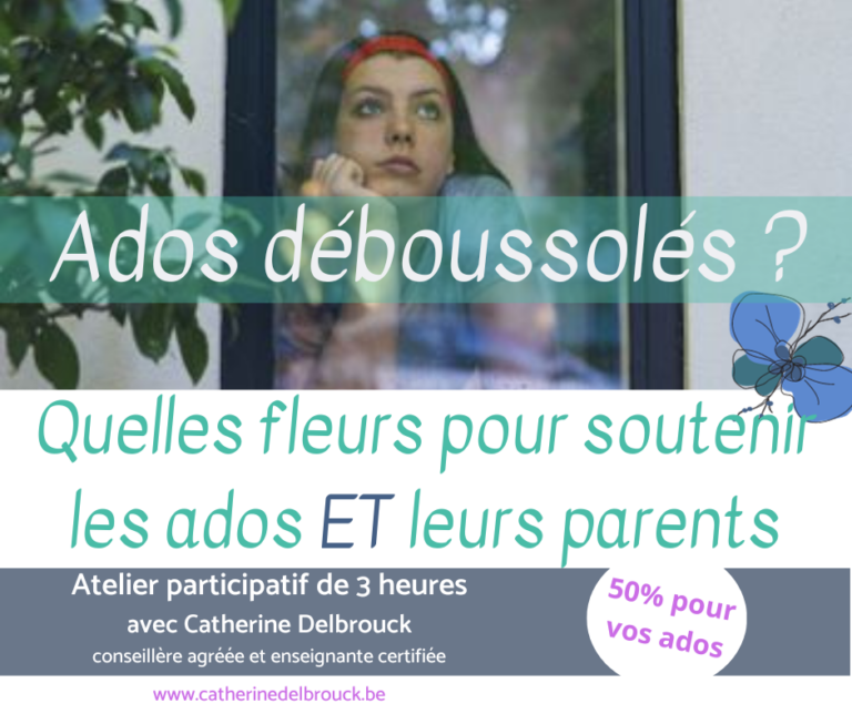 Dimanche 26/05 : Atelier Fleurs de Bach : ados déboussolés, période d’examens, quelles fleurs de Bach pour soutenir les ados ET leurs parents ?