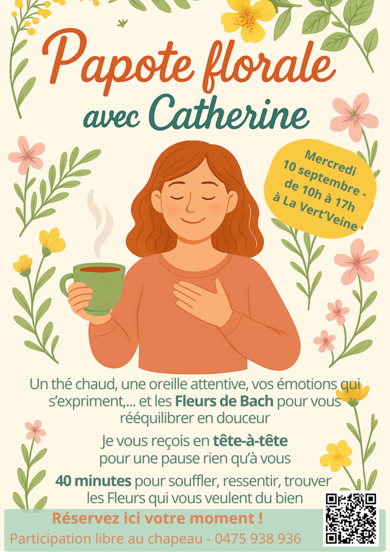 Papote florale avec Catherine – mercredi 10 septembre